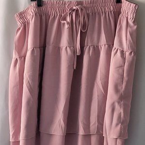 Shein Tiered Ruffle Mini Skirt